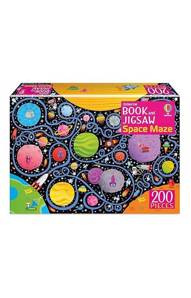 Book and Jigsaw Space Maze